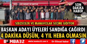 BAŞKAN ADAYI DURMUŞ ÜYELERİ SANDIĞA ÇAĞIRDI