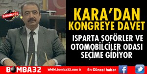 BAŞKAN ADAYI KARA'DAN KONGREYE DAVET!