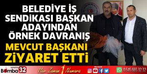 Başkan adayından örnek davranış