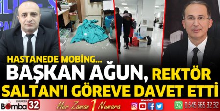 Başkan Ağun, Rektör Saltan'ı göreve davet etti