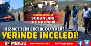 BAŞKAN ALİ BOLAT GELENDOST'TA