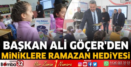 Başkan Ali Göçer'den Miniklere Ramazan Hediyesi