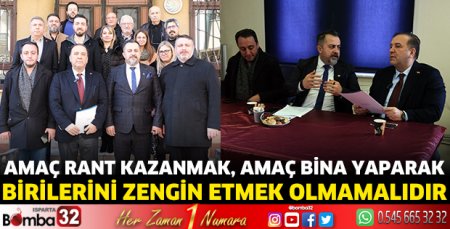 Başkan Atakan Yazgan’dan Mimarlar Odasından net mesajlar