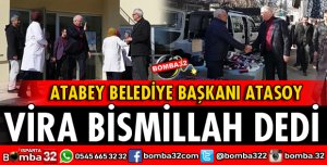 BAŞKAN ATASOY İLÇEYİ KARIŞ KARIŞ GEZİYOR