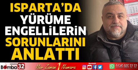 Başkan Atasoy yürüme engellilerin sorunlarını anlattı 