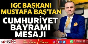 Başkan Baş’tan Cumhuriyet Bayramı mesajı