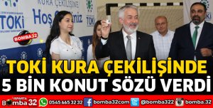 BAŞKAN BAŞDEĞİRMEN 5 BİN KONUT SÖZÜ VERDİ