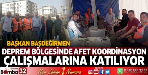 Başkan Başdeğirmen Afet Koordinasyon Çalışmalarına Katılıyor