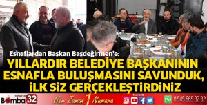 Başkan Başdeğirmen esnafla buluştu