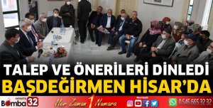 Başkan Başdeğirmen Hisar Mahallesinde