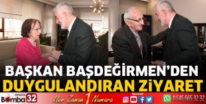 Başkan Başdeğirmen, ilkokul öğretmenini ziyaret etti