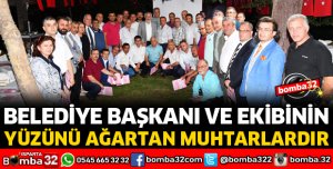 BAŞKAN BAŞDEĞİRMEN MUHTARLARLA BİR ARAYA GELDİ