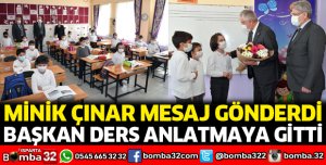 Başkan Başdeğirmen, öğrencilere yerel yönetimleri anlattı