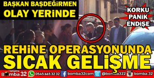 BAŞKAN BAŞDEĞİRMEN OLAY YERİNDE