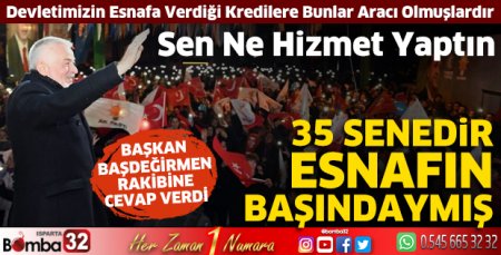 Başkan Başdeğirmen rakibine cevap verdi