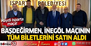 Başkan Başdeğirmen tüm biletleri satın aldı