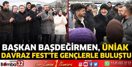 Başkan Başdeğirmen, ÜNİAK Davraz Fest’te gençlerle buluştu