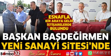 Başkan Başdeğirmen Yeni Sanayi Sitesi’nde