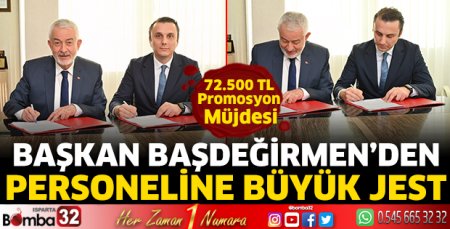 Başkan Başdeğirmen’den personeline  büyük jest
