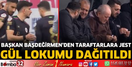 Başkan Başdeğirmen’den taraftarlara jest