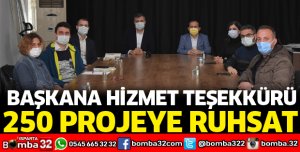 BAŞKAN BAŞDEĞİRMEN’E HİZMET TEŞEKKÜRÜ