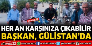 BAŞKAN BAŞDEĞİRMEN GÜLİSTAN MAHALLESİNİ ZİYARET ETTİ