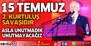 Başkan Başdeğirmen'den 15 Temmuz mesajı