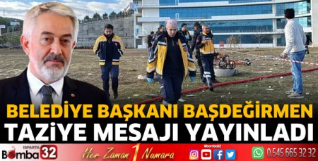 Başkan Başdeğirmen'den taziye mesajı 