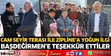 Başkan Başdeğirmen'e teşekkür ettiler 