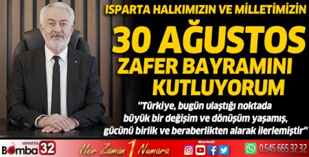 Başkan Başdeğirmen'in 30 Ağustos mesajı