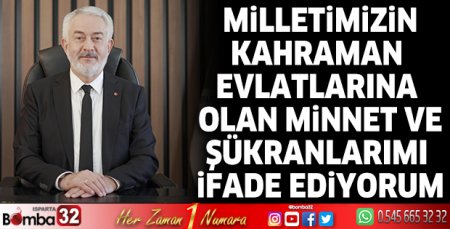 Başkan Başdeğirmen'in Gaziler Günü mesajı