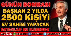 BAŞKAN BAŞDEĞİRMENİN HEDEFİ 5000 BİN KONUT