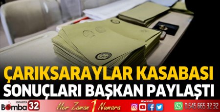 Başkan Bingöl Çarıksaraylar sonucunu paylaştı