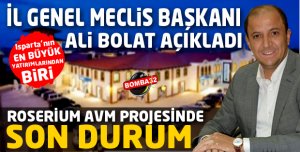 BAŞKAN BOLAT AÇIKLADI !