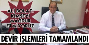 BAŞKAN BOLAT AÇIKLADI