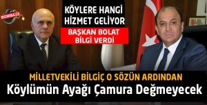 BAŞKAN BOLAT HİZMETLERİ ANLATTI