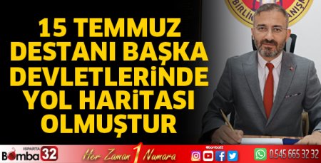 Başkan Çapan'dan 15 Temmuz mesajı