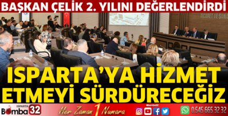 Başkan Çelik 2. yılını değerlendirdi