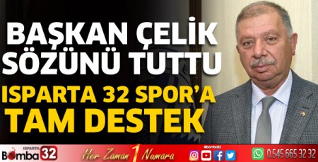 Başkan Çelik sözünü tuttu