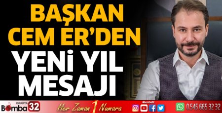 Başkan Cem Er yeni yıl mesajı 