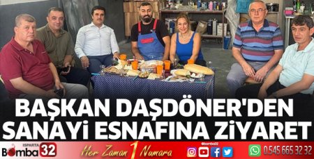Başkan Daşdöner'den sanayi esnafına ziyaret