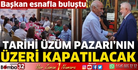 Başkan esnafla buluştu