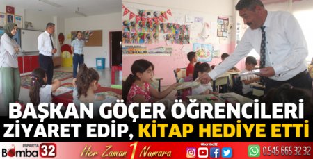 Başkan Göçer öğrencileri ziyaret etti
