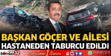 Başkan Göçer ve ailesi taburcu edildi
