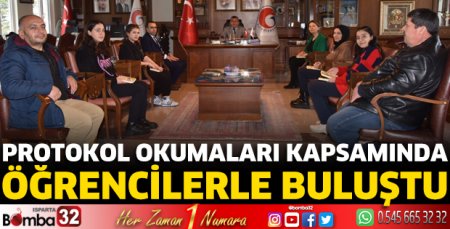 Başkan Gök, öğrencilerle buluştu
