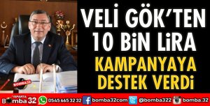 BAŞKAN GÖK'TEN KAMPANYAYA DESTEK
