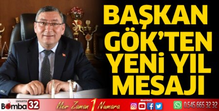 Başkan Gök'ten yeni yıl mesajı