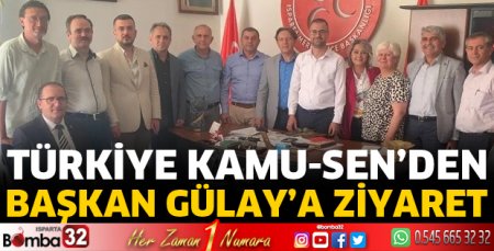Başkan Gülay'a hayırlı olsun ziyareti
