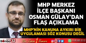Başkan Gülay'dan açıklama