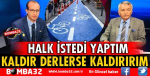 BAŞKAN GÜNAYDIN BİSİKLET YOLU İLE İLGİLİ KONUŞTU